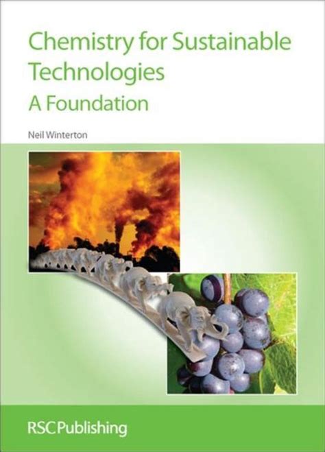 Book cover: Chemistry for sustainable technologies